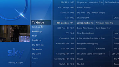 sky Q installation Weston-Super-Mare